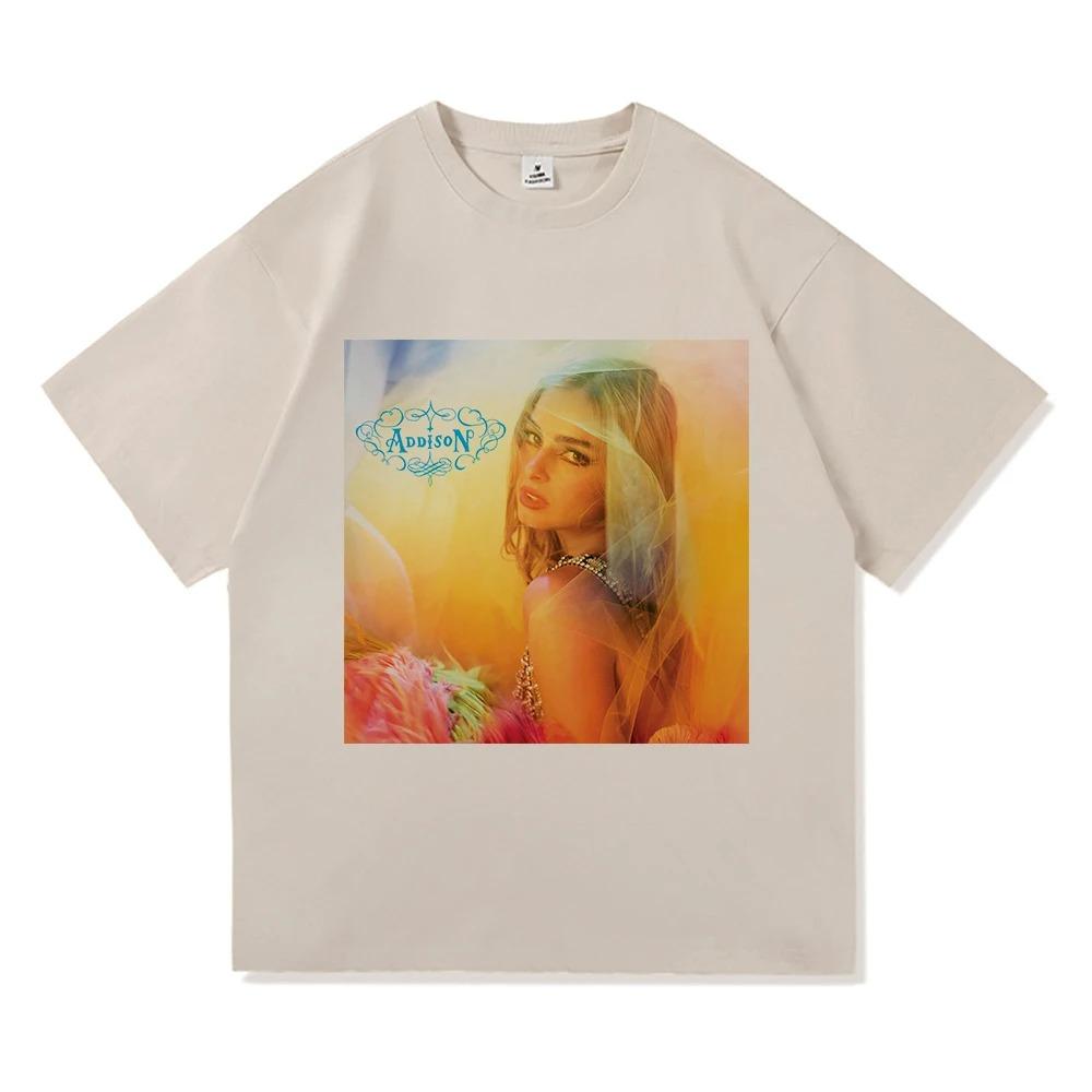 Addison Rae AddisonT Graphic Tee 2025 New Album Merch Vintage Harajuku Style Unisex Premium Cotton Women And Men Tshirts