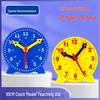 10cm Three-Hand Clock: Time Recognition Teaching Aid for Primary Students