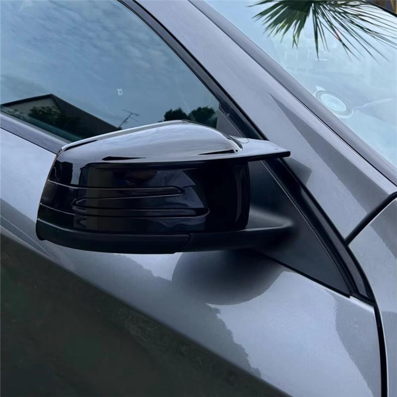 For Mercedes Benz A B C E S CLA GLA Class W176 W246 W212 W204 Side Mirror Cover Rear View Mirror Trim Accessories-A87Q