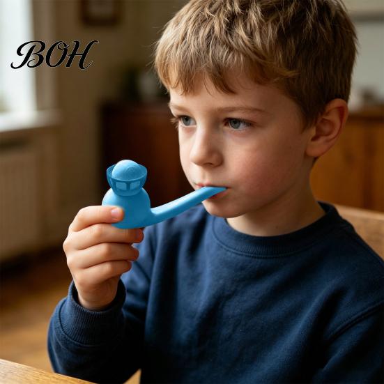 Interactive Play Toy Floating Ball Blower Toy, 3D Printed Bernoulli Physics Game, Coordination Development Breath Control Training for Kids,