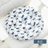 Coarse Cloth Round Style Cotton And Linen Style Seat Cushion Home Circular Cushion Japanese Style Futon Cushion Decoration
