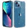 Shining Glitter Powder Phone Cases For Iphone 14 12 13 11 Pro Max X R Xr Xs Max 14plus Pro Transparent Soft Back Cover Funda