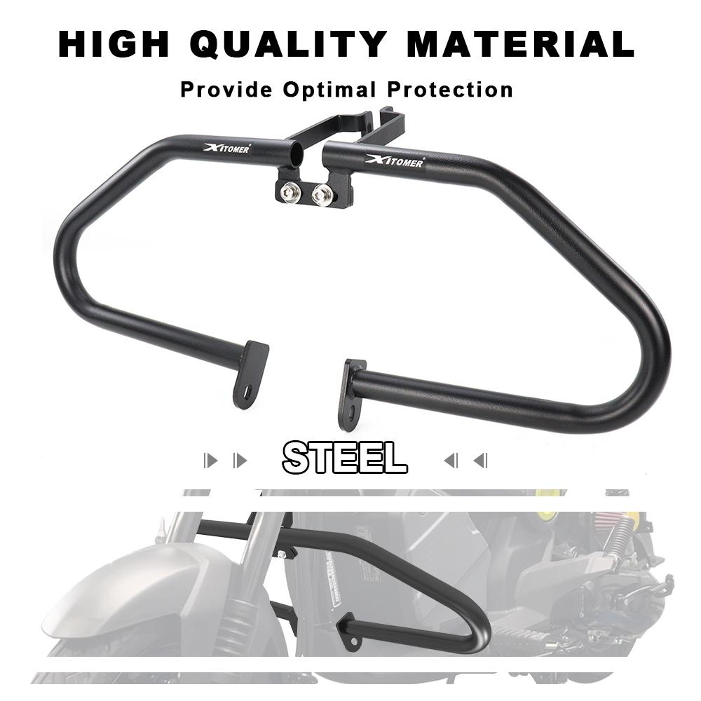 For HONDA NAVI 110 NAVI110 2022 2023 2024 2025 Motorcycle Steel Front Highway Crash Bars Engine Guard Bumper Falling Protection