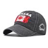 Washed Cotton Maple Leaf Canadian Embroidered Baseball Cap Washed and Old Canadian Cap