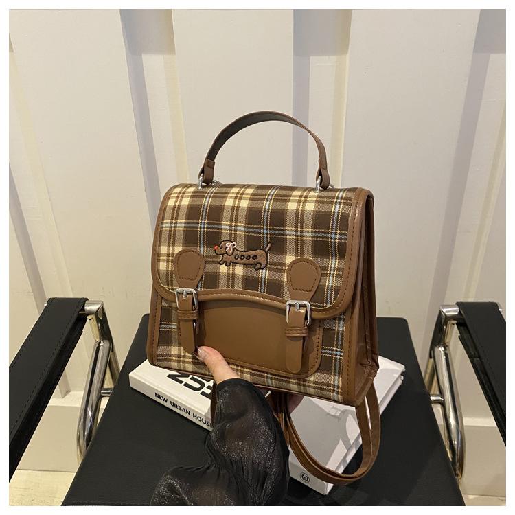 Новая стильная женская сумка через плечо женская сумка вышитый ретро рюкзак ниша милый мультфильм сумка через плечо женская