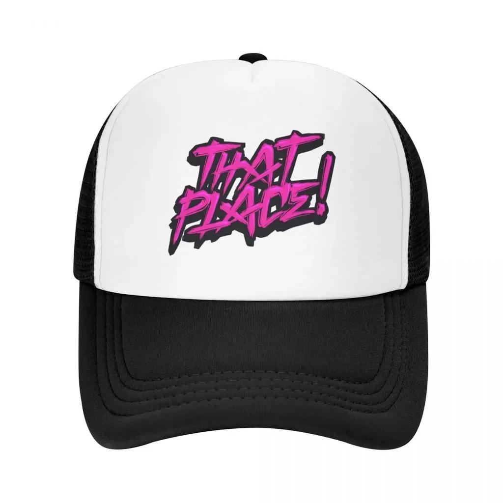 That Place Pink Baseball Cap Beach Outing Golf Cap Wild Ball Hat Ladies Mens