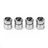 4PCS Car Styling Wheel Tyre Valve Caps Stem Covers Auto Accessories For MINI Cooper S JCW WORKS R55 R56 F55 F56 R57 R58 R59 R60 HFP1