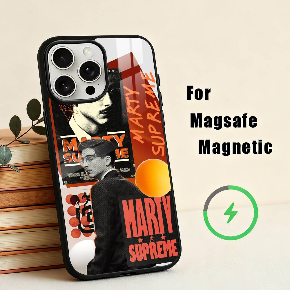 Спортивные Фильмы M-Marty-Y S-Supreme-E Чехол Для Телефона Для iPhone17,16,15,14,13,12,11 Plus,Для Магнитной Беспроводной Зарядки Обложка