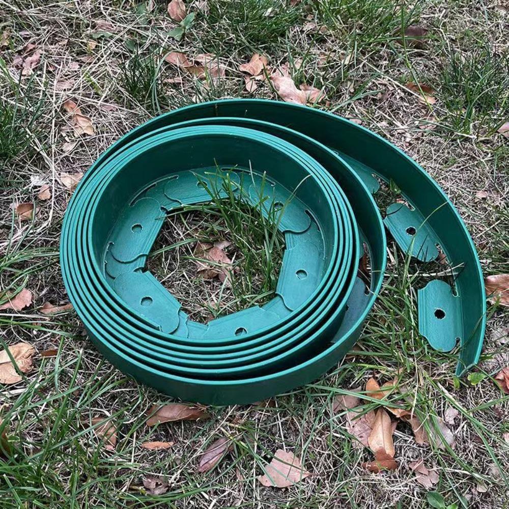 DIY Outdoor Lawn Border Palisade Gardening Decorative Garden Lawn Edging Plant Protection Plastic Grass Border Fence
