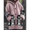 Halloween Animal 3D Printed Hooded Cape Sweatshirt Women - Lightweight Casual Long Sleeve Hoodie In Streetwear Style