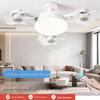 Smart Energy-Saving Ceiling Fan with Silent Remote Control and Eye-Friendly Light for Bedroom or Dining Room