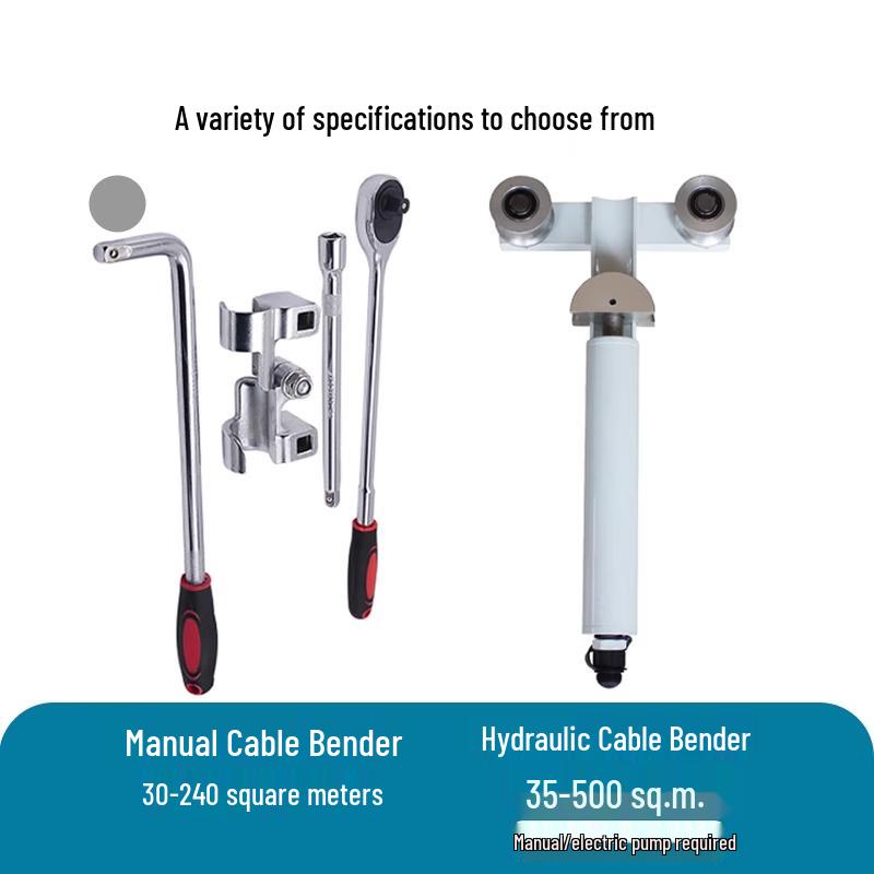 Manual Hydraulic Cable Bender CN plug (adapter included)
