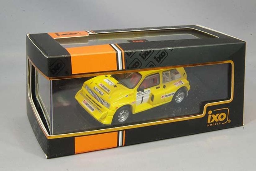 Ixo Model MG Metro 6R4 91 Победитель ралли Скотт #1 Д.МилнБ.Уилсон 143 RAC362LQ
