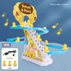 Children's Little Ducks Climb Stairs, Assemble Electric Tracks, and Little Yellow Ducks Slide Down Educational Toys