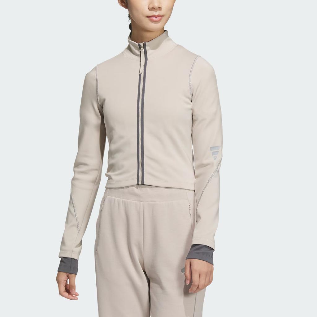 adidas FW24 FUSTL WP SWT2 Спортивный повседневный пуловер с длинным рукавом Женская толстовка Желтый Темно-серый JM6212