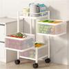 Вращающаяся многофункциональная 4-ярусная тележка для хранения