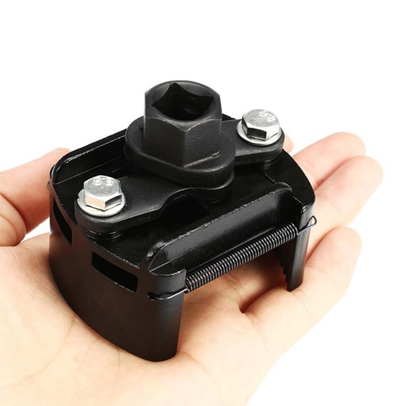 Автомобильный универсальный ключ для масляного фильтра 60-80 мм, чашка 1/2 дюйма, регулируемый инструмент для снятия корпуса