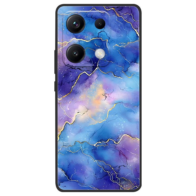 Чехол для телефона Redmi Note 14S 4G 14 s Мраморный рисунок Мягкий силикон Защита от падения Для Xiaomi Redmi Note 14S