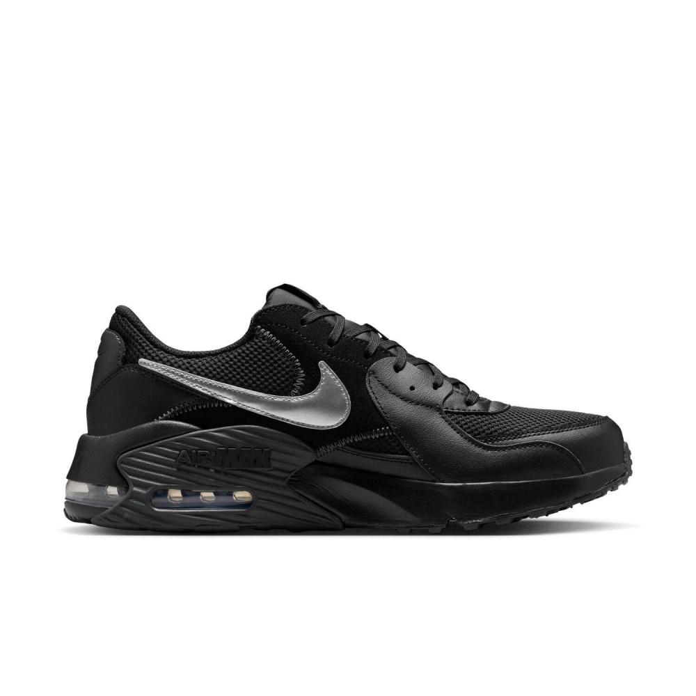 Nike Мужские S Air Max Exceed 009 Черный M Серебристый Mfz5486