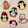 Cartoon Animal Embroidery Stickers: Self-Adhesive Patches for Clothing & Accessories