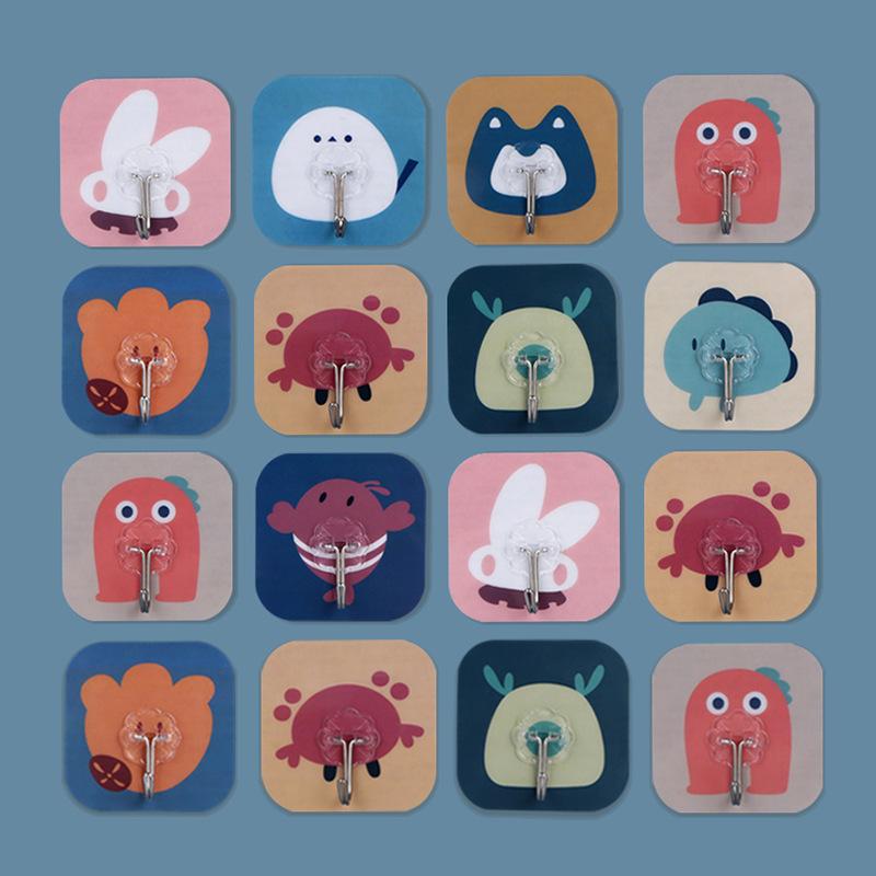 5 шт. наклейка крючок палка на крючок настенный крючок гвозди крючок не просверливаемый суперклеевой крючок прочный самоклеящийся бытовой сверхпрочный многофункциональный занавес