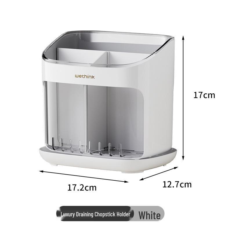 Напольный кухонный цилиндр для палочек с подставкой для сушки