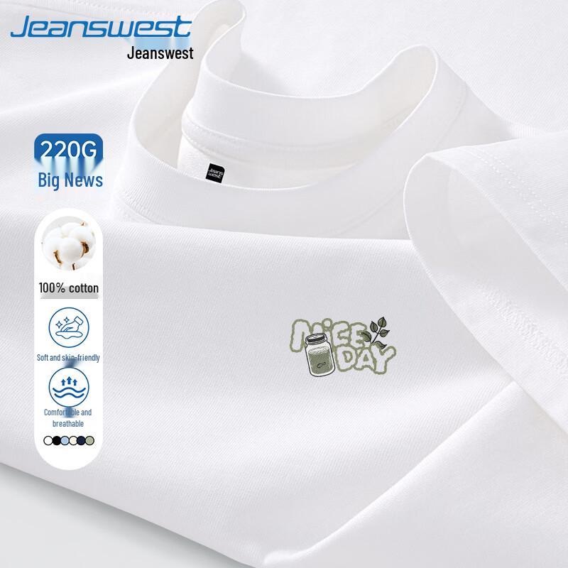 Мужская летняя футболка Jeanswest 2026 свободного кроя