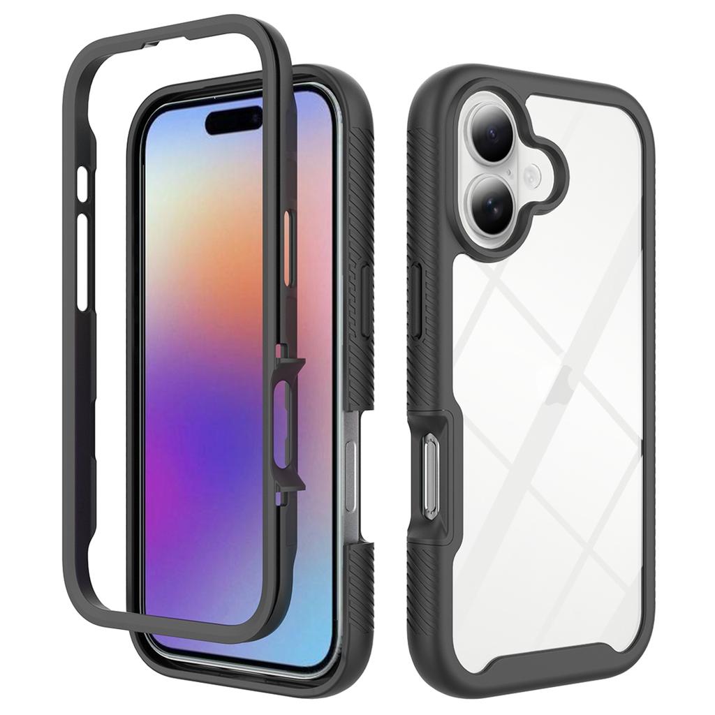 Для iPhone 17 Чехол Противоударный 2 в 1 ПК+ТПУ Чехол для телефона