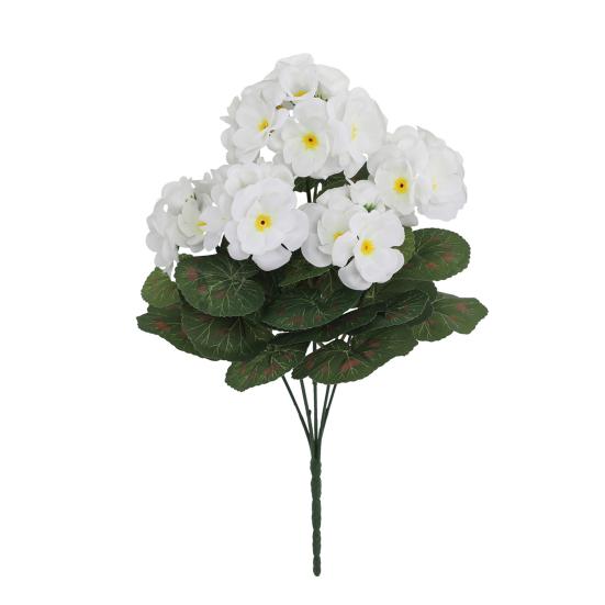 Имитация цветов бегонии Всепогодные Устойчивые к УФ-лучам Сделай сам Свадебный букет Реалистичный вид Искусственный цветок