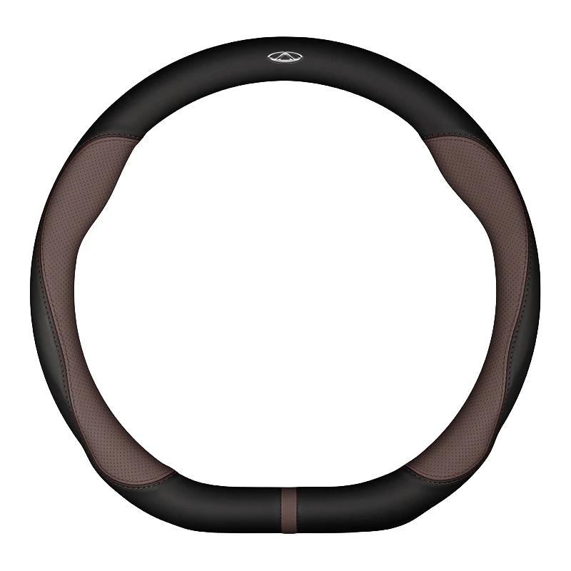 For Chery Tiggo 7 Pro Plus Tiggo 8 Plus Tiggo 5X Pro Car Steering Wheel Cover 9 Colors PU Leather Non-slip Auto Accessories
