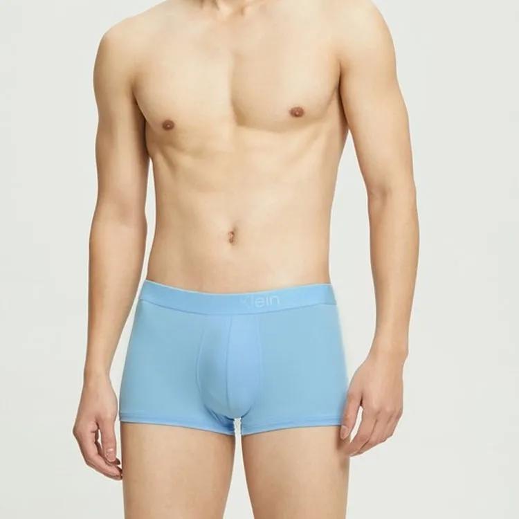 CK / Calvin Klein Black Logo Boxer Shorts Men's 1 Pack Light Blue (Unisex) Boxer Shorts NB3099 CYT