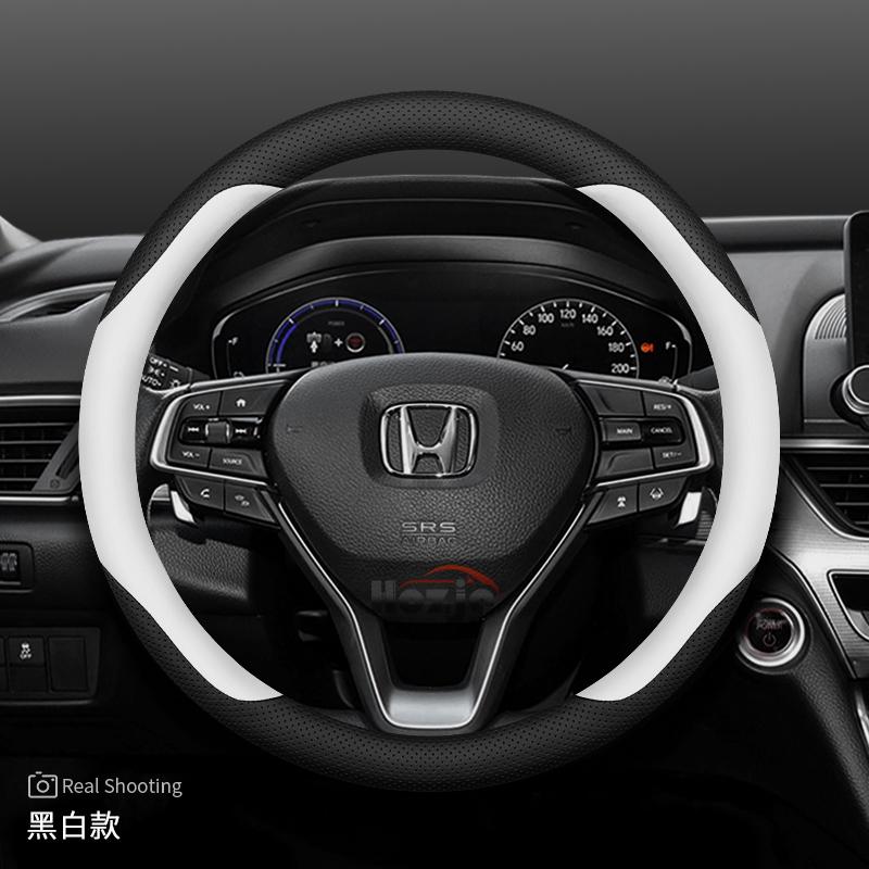 Leather Car Steering Wheel Cover for Honda CRV HRV Passport Civic Accord City Fit Pilot 2022 2023 2024 2025 2026 Accessories IP8