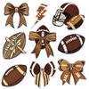 9Pieces Sport Themed Embroidered Applique Patches Iron/Sew On Clothing Patches for Clothing Jeans Jackets Backpacks Hat