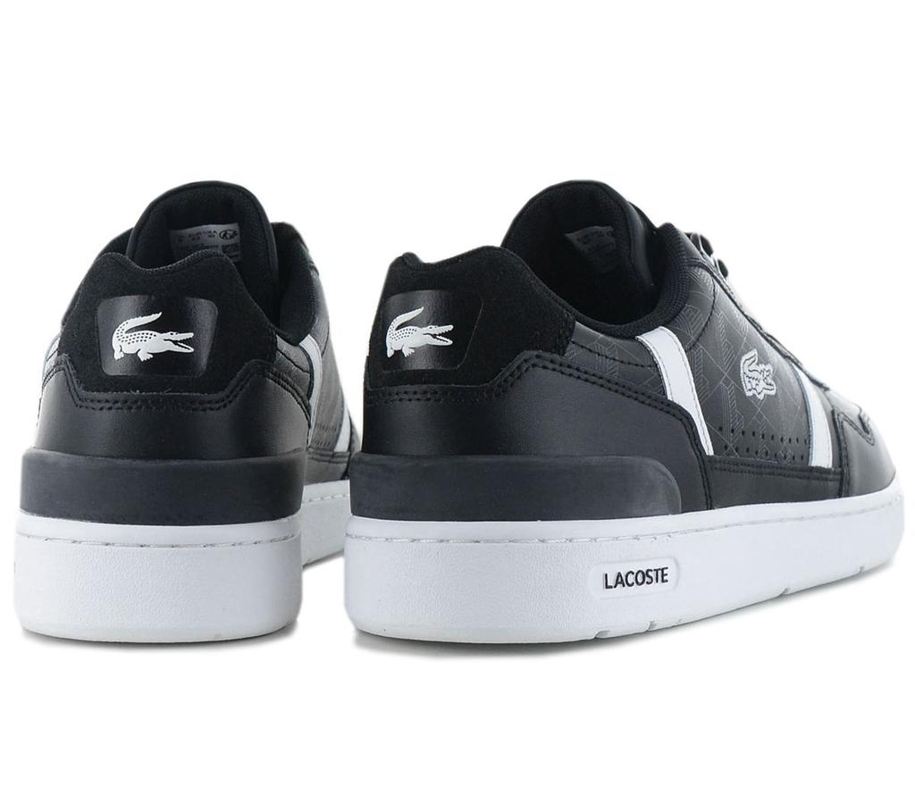 Lacoste T-Clip Leather - Мужские кроссовки Кожаные черные 747SMA0068312 ОРИГИНАЛ