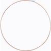 Copper Circle Lampshade Frame Diameter 35 Cm