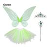 Хэллоуин Костюм Крылья бабочки феи Блестящий Набор реквизита для переодевания Костюм Косплей