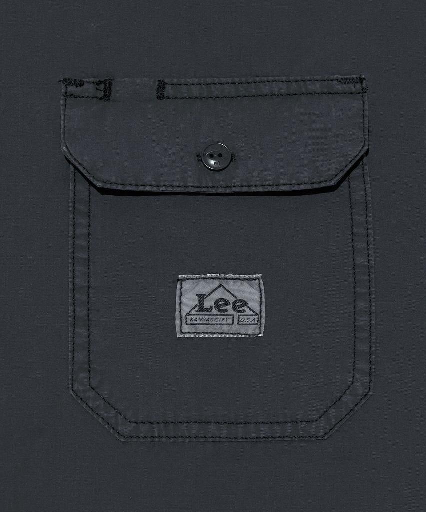 LEE Two-Pocket Dyed Short Sleeve Shirt Charcoal