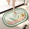Bathroom Floor Mat, Diatom Mud, Quick-Drying Soft Mat, Toilet, Toilet Non-Slip Mat, Household Door Mat, Foot Mat