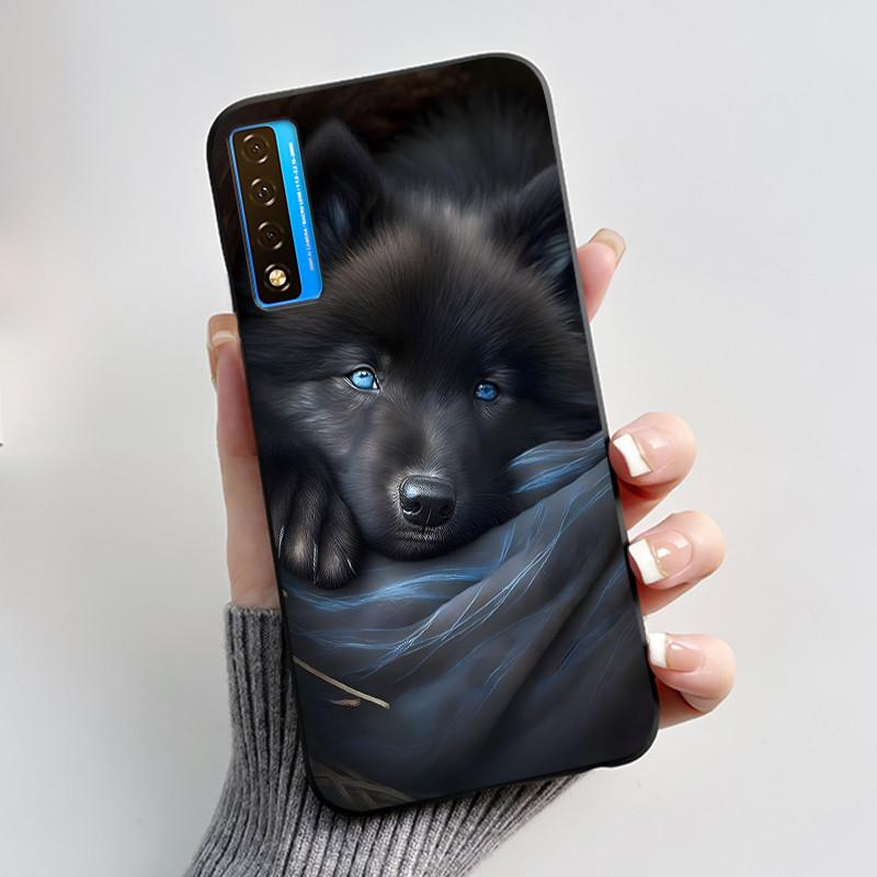 Чехол для TCL 20S 20L 20L+ 20 Pro 5G Роскошный Милый Кролик Любовь Забавный Черный Мягкий Силиконовый Чехол для Телефона для TCL20 20Pro 5G Задняя Крышка