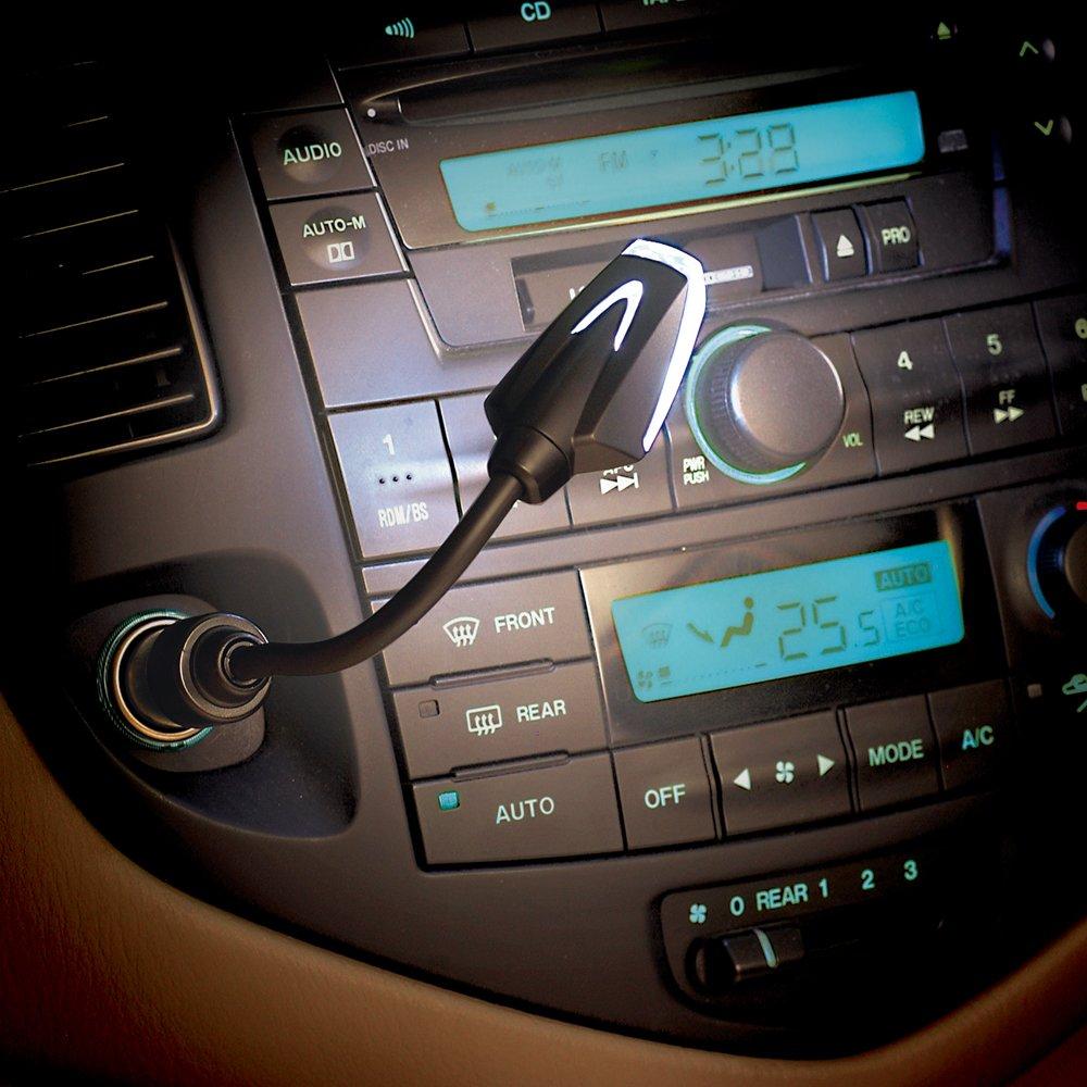 Автотовары Seiwa F133, Подсветка, Двойной светодиодный гибкий светильник, Синий светодиод и Прозрачный светодиод, Черный