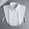 New Fake Victorian Stand Up Collar White Black Lace Collars Detachable For Women Blouse Lapel Shirt False Collar Woman