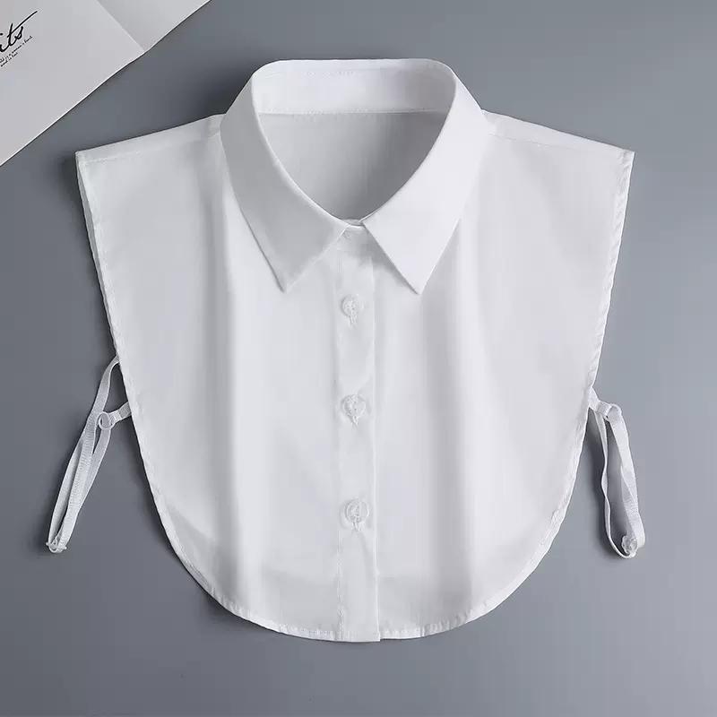 New Fake Victorian Stand Up Collar White Black Lace Collars Detachable For Women Blouse Lapel Shirt False Collar Woman