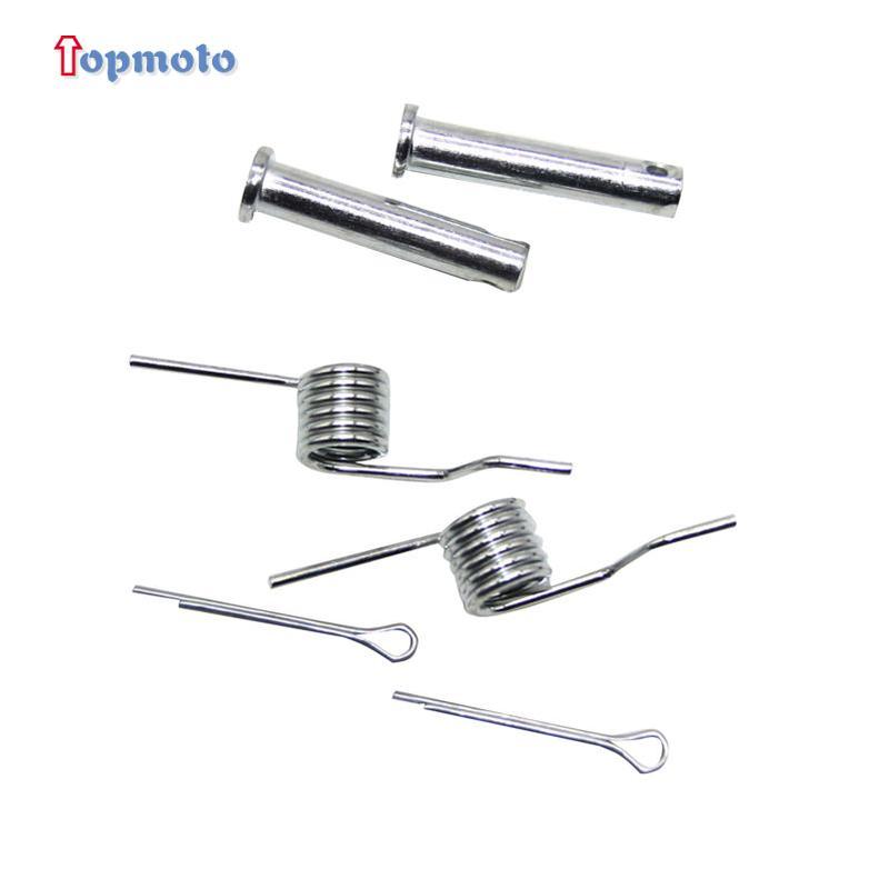 Motorcycle Left & Right Footrest Foot Rest Pedal Pegs For Yamaha PW50 PW80 PW 50 80 Dirt Pit Bike Motorbike ATV Quad