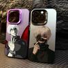 Чехол для телефона T-Tokyo Anime Ghoul Цвет Серебристый Корпус Для IPhone 17 16 15 14 13 12 11 Pro Max Plus