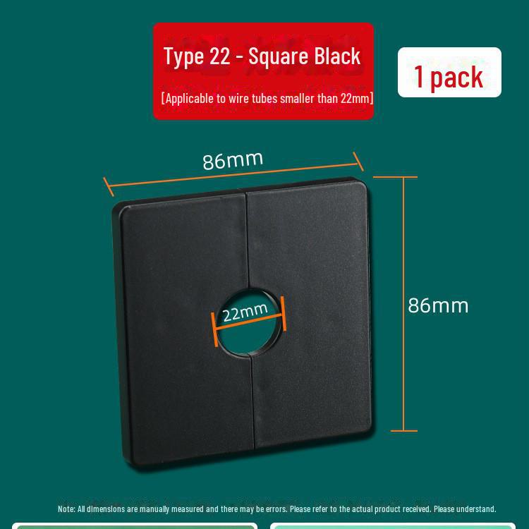 «Декоративная заглушка для отверстий в стене для труб кондиционера и крана»