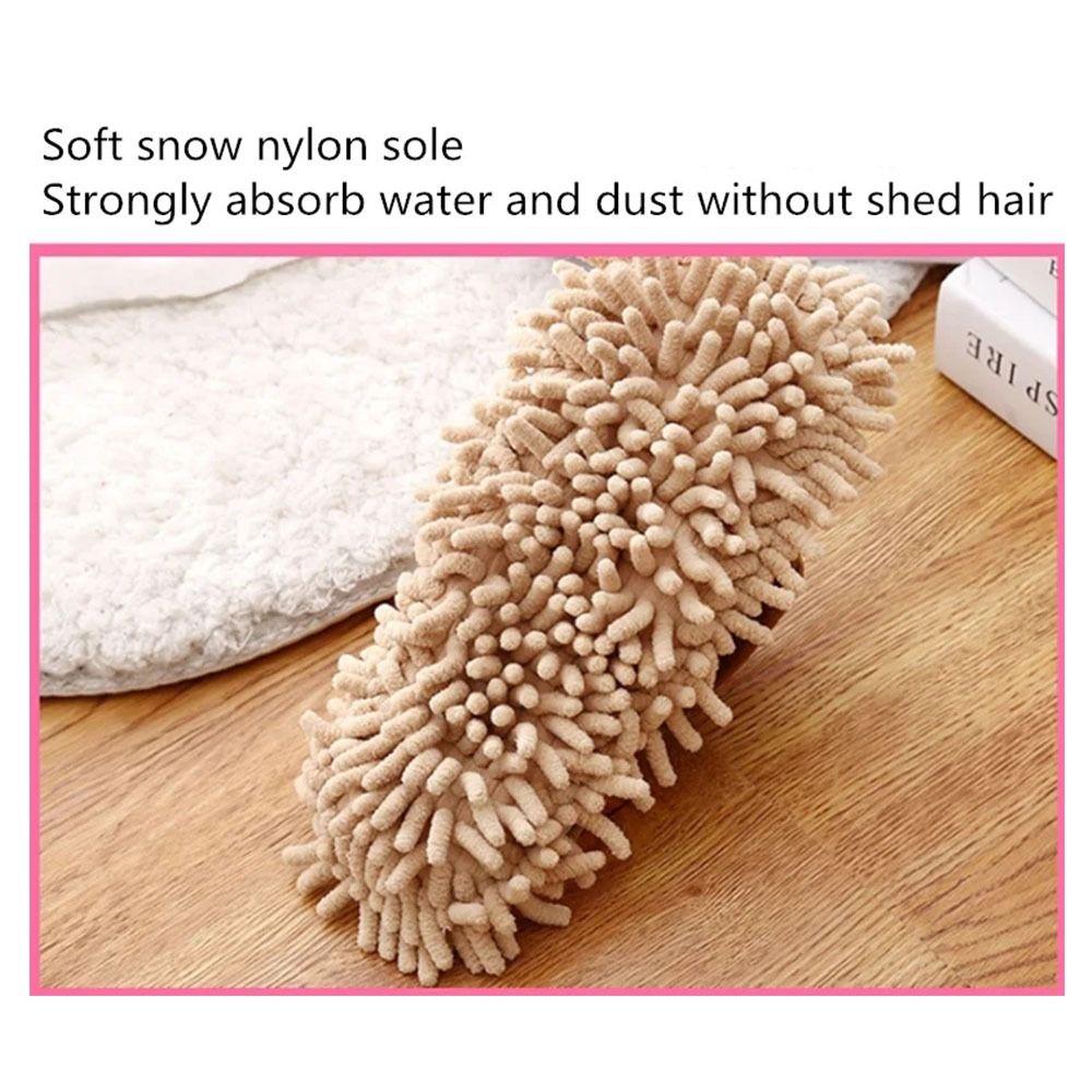 Washable Mop Slippers Reusable Floor Polishing Shoe Slippers Floor Cleaning Slippers Bedroom
