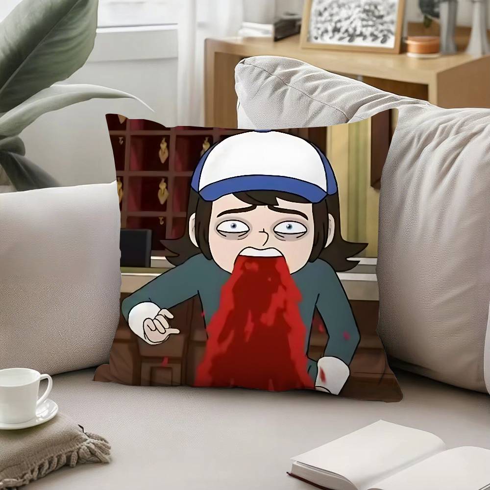 Cool HHaunted Hotel Pillow Case Sofa And Living Room Decorative Cushion Covers Dustproof And Miteproof Invisible Zipper