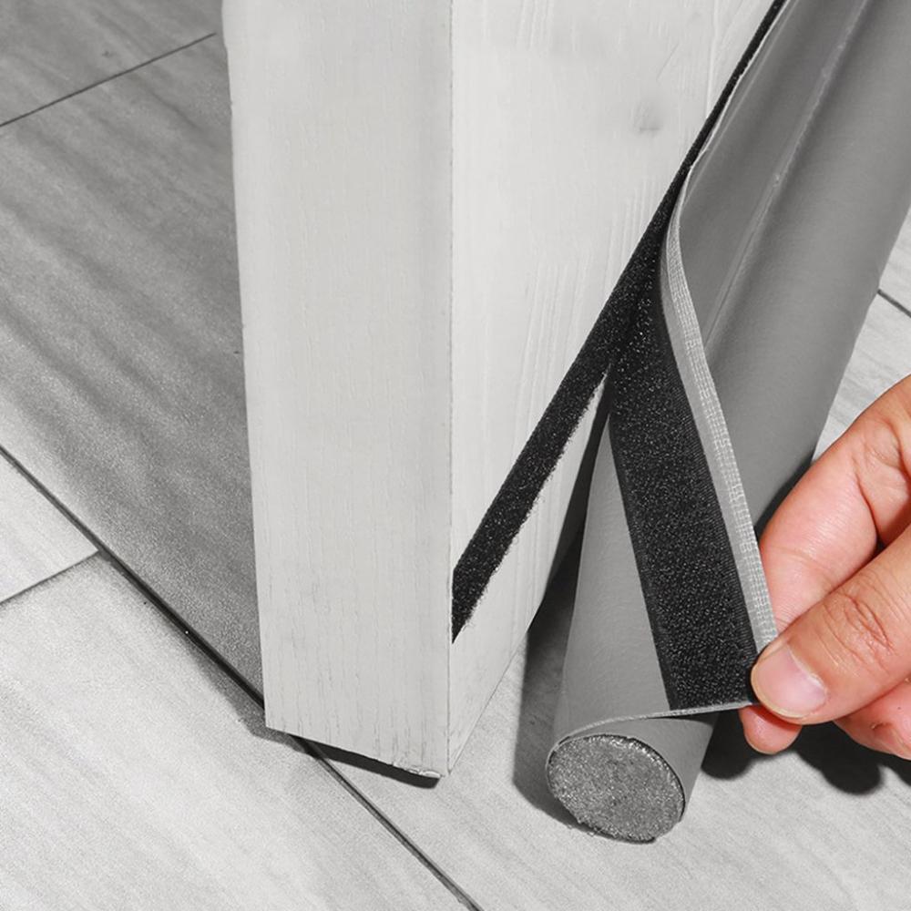 Door Bottom Gap Filler Adjustable Door Gap Tape Door Seal Strip Dust Strip Insulation Blocker