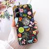 For Infinix Smart 20 X6840 X6840B Cute Flower Butterfly Cat Painted Case For Infinix Smart20 Black Silicone Soft Phone Cases