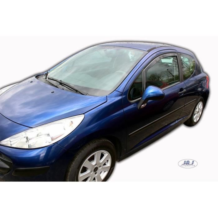 J&amp;J AUTOMOTIVE | Heko Deflecteurs d'air Déflecteurs de Vent Pour Peugeot 207 2006-2012